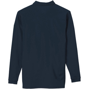 長袖ポロシャツ クロダルマ