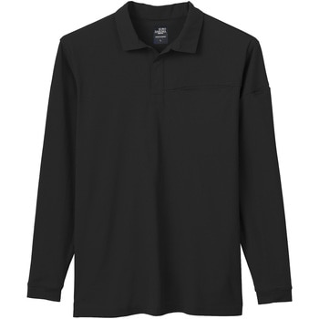 長袖ポロシャツ クロダルマ