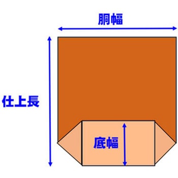 SKPB-40 クラフト紙製マチ付き大型紙袋 ひも付き米麦30kg用 トレンド