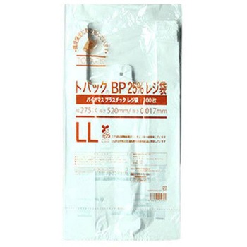 トパック BP 25% レジ袋 オザックス