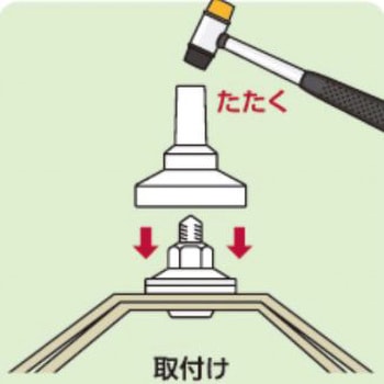 ボルトキャップ ナイロン製 折屋根用 モノタロウ