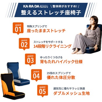 11740007 ストレッチ座椅子 1台 ナイスデイ 【通販モノタロウ】
