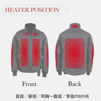 HeatMaster LIDEF 12V ヒートマスター リデフ ヒートインナージャケット URBAN 7.0AMP リベルタ