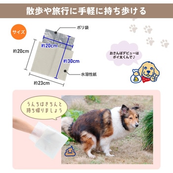 ウンチ処理袋 ペット用 散歩 お手軽 グリーンポイ太くん 200枚入 PHOENIX EINZEL
