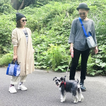 SN.スクエア.DOG.BUDDY-B     BLUEstripe ルートート