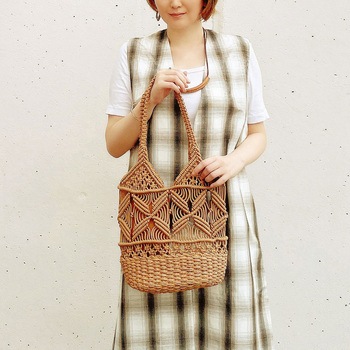 LT.デリ.マクラメーC           APRICOTBROWN ルートート