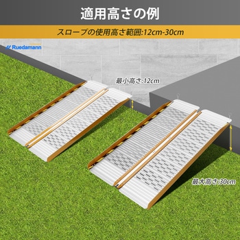 車椅子スロープ  折り畳式 段差解消 Ruedamann