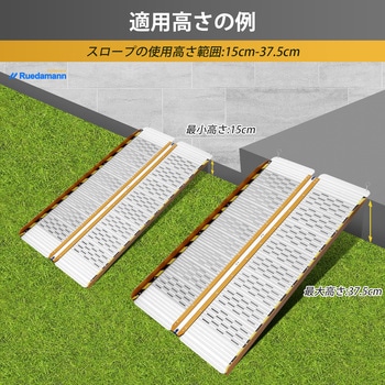車椅子スロープ  折り畳式 段差解消 Ruedamann