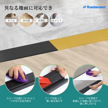 段差スロープ PVC材質 カット可能 Ruedamann