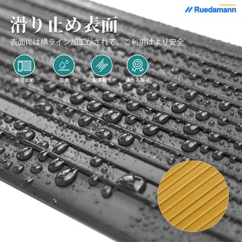 段差スロープ PVC材質 カット可能 Ruedamann