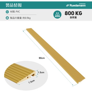 段差スロープ PVC材質 カット可能 Ruedamann