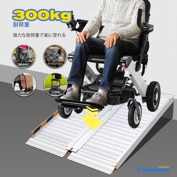 車椅子スロープ  折畳み式 アルミ製 Ruedamann