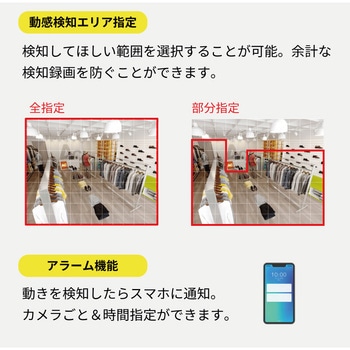 ワイヤレス300万画素(1台)カメラ・12.5インチモニター録画機(HDD1TB付)一体型防犯セット ブロードウォッチ
