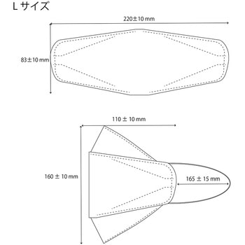 KF94 ダイヤモンド型 4層 マスク Dr.Puri