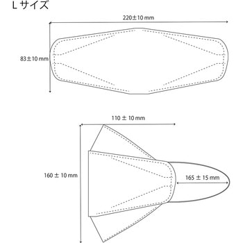 KF94 ダイヤモンド型 4層 マスク Dr.Puri