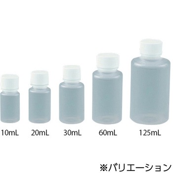 小型PPネジ口瓶 100本 JSP-Nシリーズ NIKKO(ニッコーハンセン)