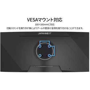 液晶ディスプレイ 40型/5120×2160/DP×1、HDMI×1、USB-C×1/ブラック/スピーカー有/2年保証 JAPANNEXT