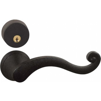 スキスムT レバーハンドル ブラック 26BM型  丸座タイプ - 永大産業