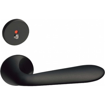 スキスムT レバーハンドル マットブラック T1BM型  丸座タイプ 永大産業