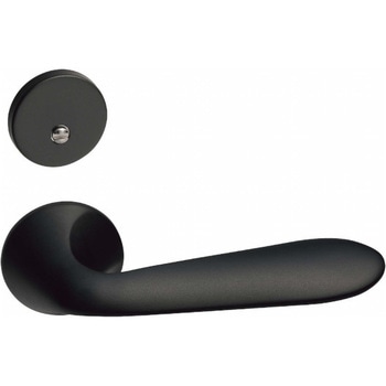 スキスムT レバーハンドル マットブラック T1BM型  丸座タイプ 永大産業