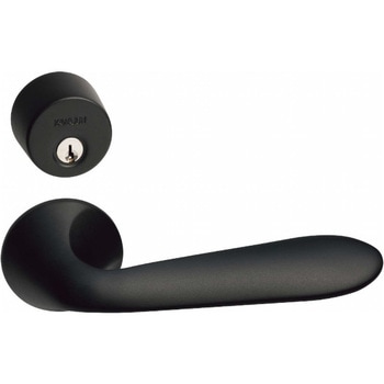 スキスムT レバーハンドル マットブラック T1BM型  丸座タイプ 永大産業