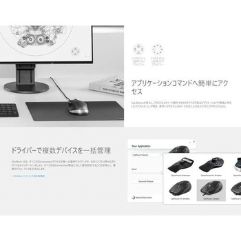 プロ用コンパクト人間工学マウス(3DX-700081) 3Dコネクション
