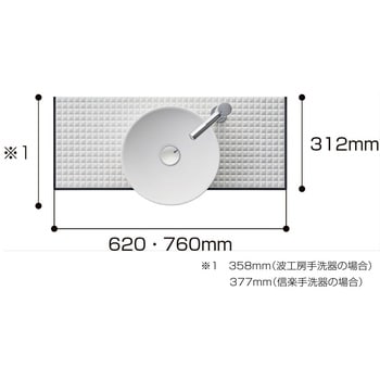 どこでも手洗 タイルカウンター