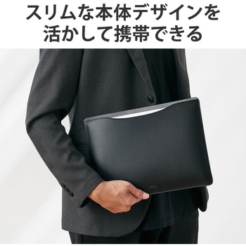 パソコンケース MacBook Pro / Air 13インチ 13.6インチ カバー スリーブタイプ ソフトレザー エレコム