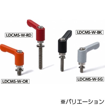 ミニクランプレバー ばね座金組み込みタイプ(おねじ・ステンレス製) LDCMS‐W NBK(鍋屋バイテック会社)