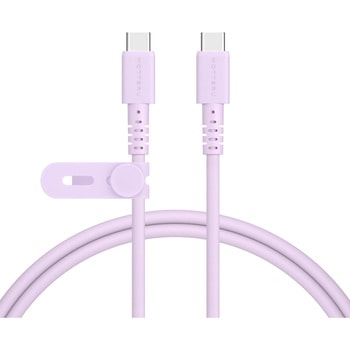 しなやかで絡まない 240W対応 USB-C to USB-C シリコンケーブル OWLTECH(オウルテック)
