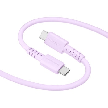 しなやかで絡まない 240W対応 USB-C to USB-C シリコンケーブル OWLTECH(オウルテック)