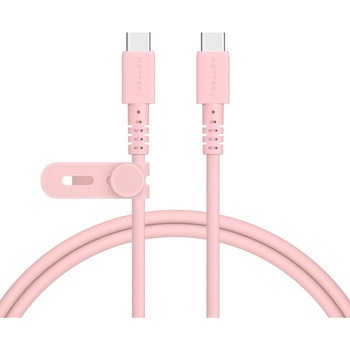 しなやかで絡まない 240W対応 USB-C to USB-C シリコンケーブル OWLTECH(オウルテック)