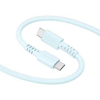 しなやかで絡まない 240W対応 USB-C to USB-C シリコンケーブル OWLTECH(オウルテック)