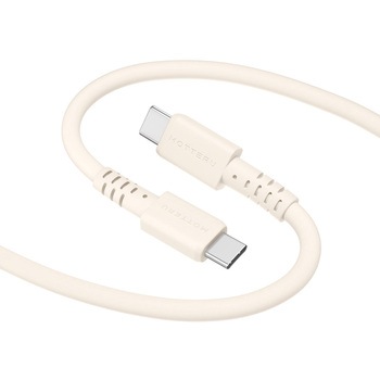 しなやかで絡まない 240W対応 USB-C to USB-C シリコンケーブル OWLTECH(オウルテック)