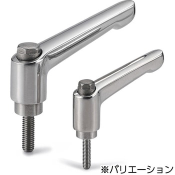 クランプレバー(おねじ・オールステンレス製) LDMS‐AS‐HP NBK(鍋屋バイテック会社)
