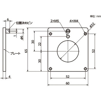 ハンドル自動化ユニット|高トルクアダプタ用プレート EOTAP‐200 NBK(鍋屋バイテック会社)