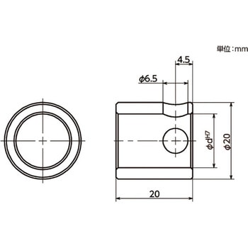 ハンドル自動化ユニット|高トルクアダプタ用カラー EOTCL‐200 NBK(鍋屋バイテック会社)