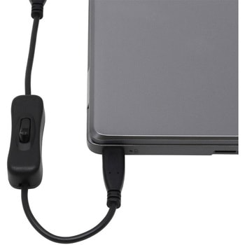 PD100W対応 USB2.0 Type-C 電源スイッチケーブル アイネックス