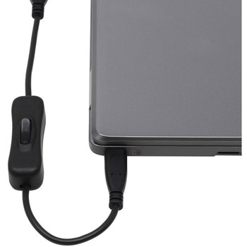 PD100W対応 USB2.0 Type-C 電源スイッチケーブル アイネックス