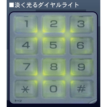 留守番電話機シンプルフォン - カシムラ