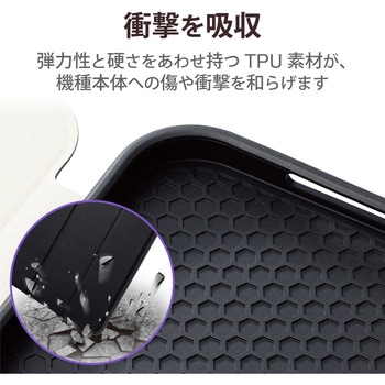 iPad 10.9インチ 第10世代 ( 2022 ) 用 ケース ソフトレザー カバー 手帳型 スリープ対応 マグネット フラップ フリーアングル 衝撃吸収 エレコム