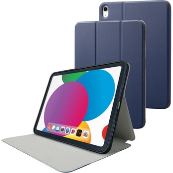 iPad 10.9インチ 第10世代 ( 2022 ) 用 ケース ソフトレザー カバー 手帳型 スリープ対応 マグネット フラップ フリーアングル 衝撃吸収 エレコム