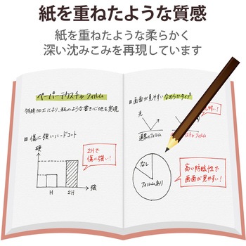 iPad Pro 11インチ 第 4 /3 / 2 / 1 世代 iPad Air 10.9インチ 第 5 / 4 世代 フィルム ペーパーライク 文字用 紙のような描き心地 アンチグレア なめらかタイプ エレコム