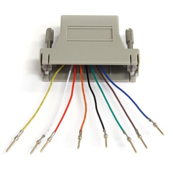 DB25 - RJ45 モジュラーアダプター/オス・メス/ D-sub25ピン イーサネット接続 - StarTech.com