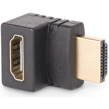 HDMI 2.0アダプター/L型上向き/オス-メス/4K60Hz/High Speed HDMI/HDR10/7.1ch 32chオーディオ/L字型 方向変換 コネクター StarTech.com