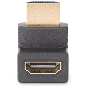 HDMI 2.0アダプター/L型上向き/オス-メス/4K60Hz/High Speed HDMI/HDR10/7.1ch 32chオーディオ/L字型 方向変換 コネクター StarTech.com