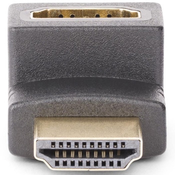 HDMI 2.0アダプター/L型上向き/オス-メス/4K60Hz/High Speed HDMI/HDR10/7.1ch 32chオーディオ/L字型 方向変換 コネクター StarTech.com