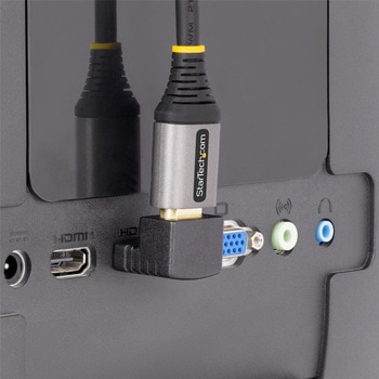 HDMI 2.0アダプター/L型上向き/オス-メス/4K60Hz/High Speed HDMI/HDR10/7.1ch 32chオーディオ/L字型 方向変換 コネクター StarTech.com
