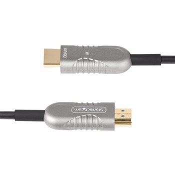 HDMI 2.1ケーブル/光ファイバー/30m/8K60Hz 4K120Hz/プレナム定格/HDR10+ FRL TMDS eARC/オス-オス/ブラック/Ultra High Speed/モニターケーブル StarTech.com