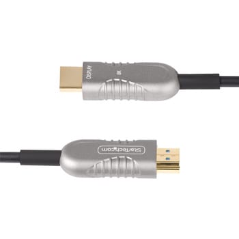 HDMI 2.1ケーブル/光ファイバー/15m/8K60Hz 4K120Hz/プレナム定格/HDR10+ FRL TMDS eARC/オス-オス/ブラック/Ultra High Speed/モニターケーブル StarTech.com